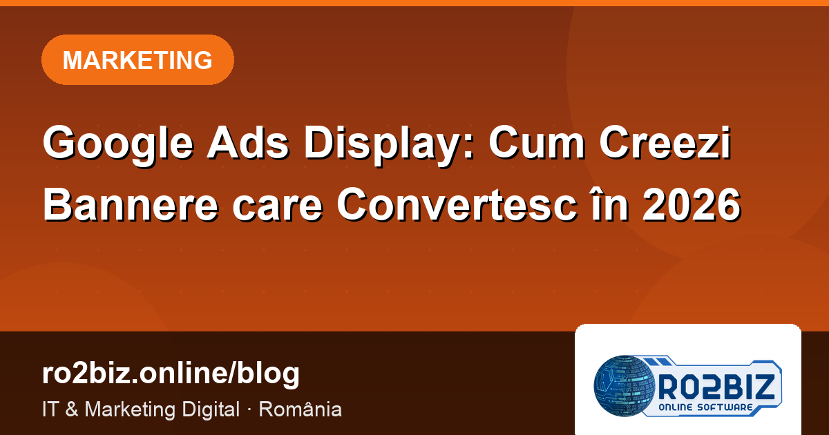 Google Ads Display: Cum Creezi Bannere care Convertesc în 2026
